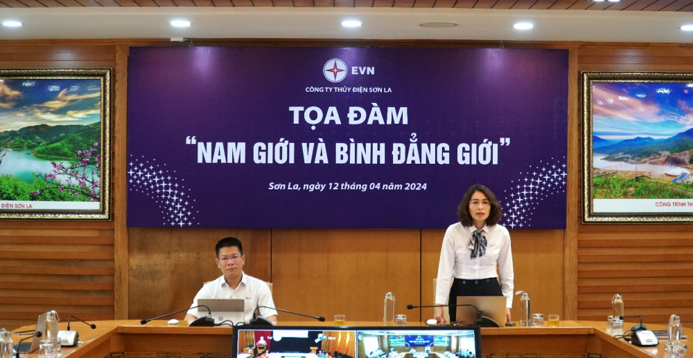 Bà Nguyễn Thị Lan Anh – Phó Chủ tịch Công đoàn Công ty Thủy điện Sơn La