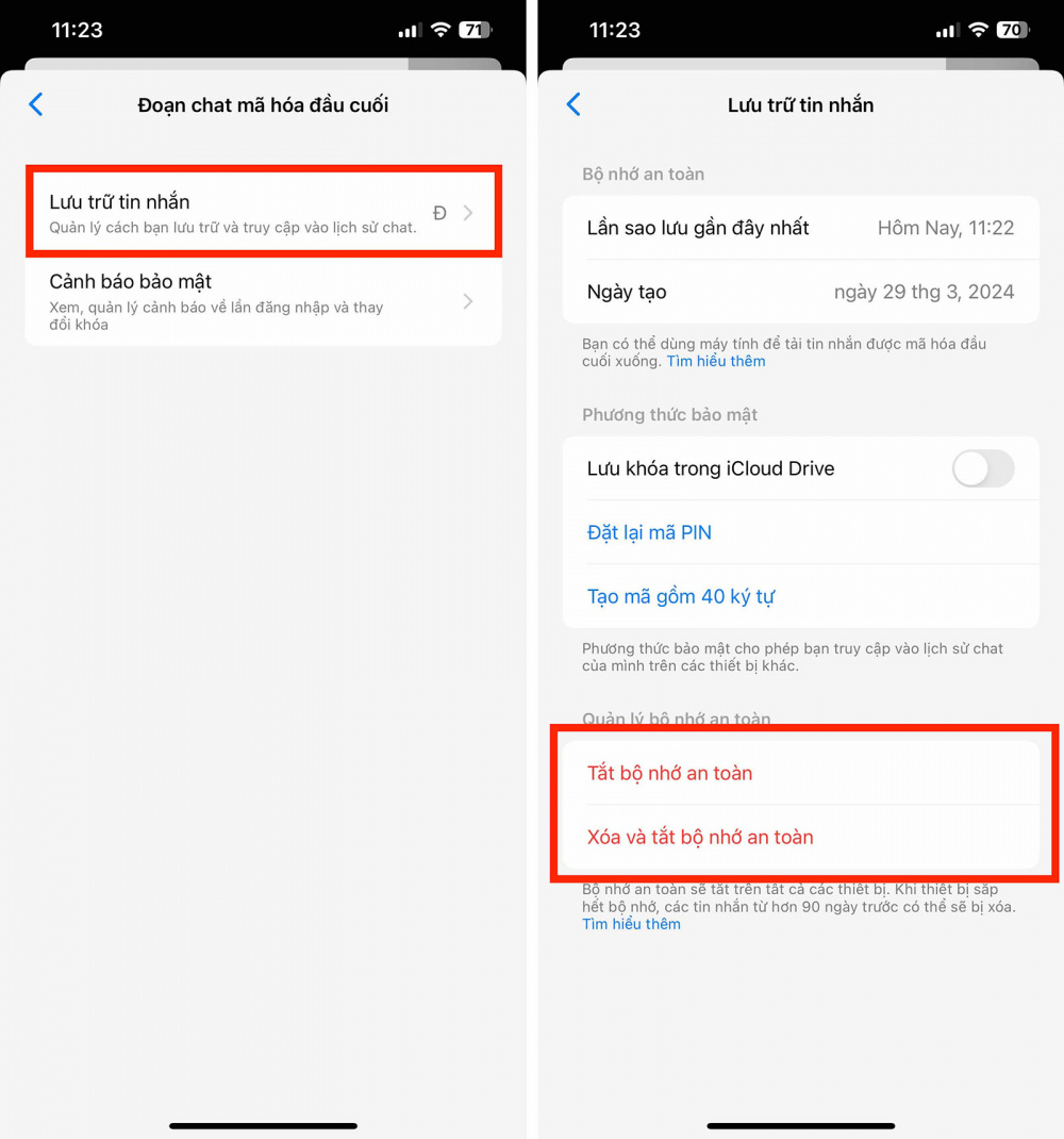 mã hoá đầu cuối messenger -2