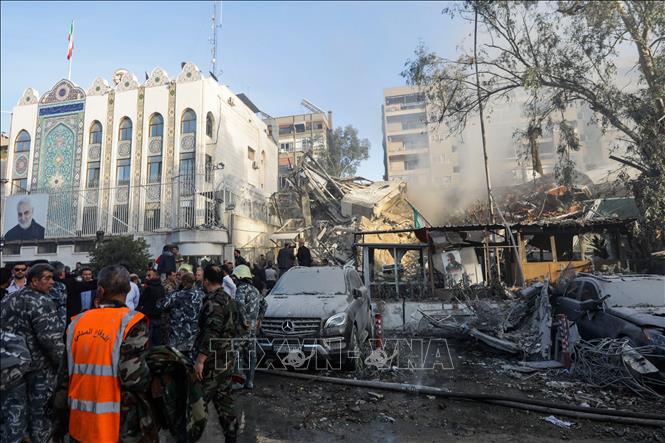 tòa nhà sứ quán Iran ở Damascus,