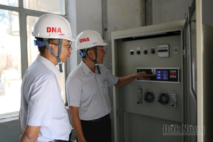 Hệ thống quan trắc khí thải tại Phân xưởng Nhiệt điện