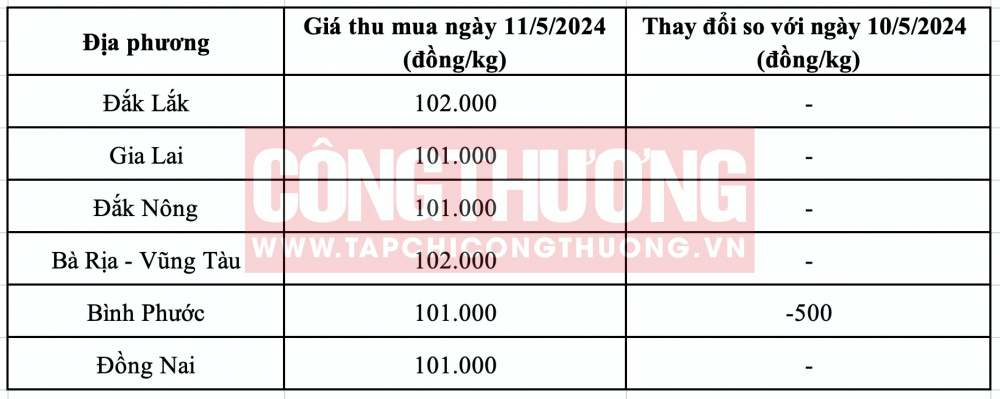 giá tiêu hôm nay