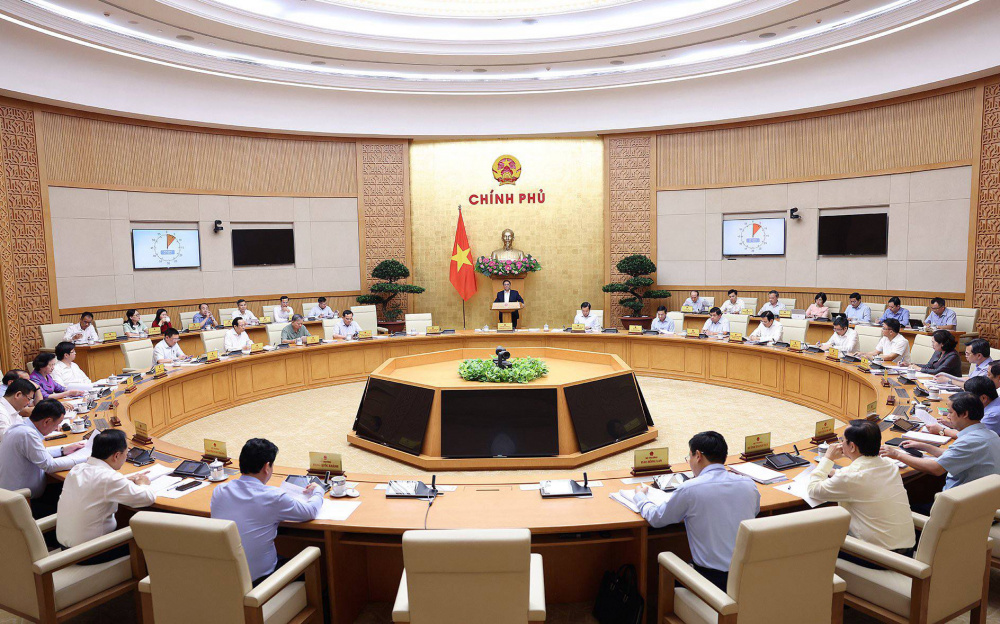Thủ tướng Phạm Minh Chính chủ trì phiên họp Cwin com đăng nhập thường kỳ tháng 4/2024, thảo luận nhiều nội dung quan trọng - Ảnh: VGP/Nhật Bắc