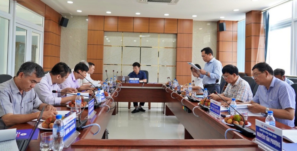 hình ảnh buổi kiểm tra công tác an toàn điện, an toàn hồ đập tại Thủy điện Sông Ba Hạ