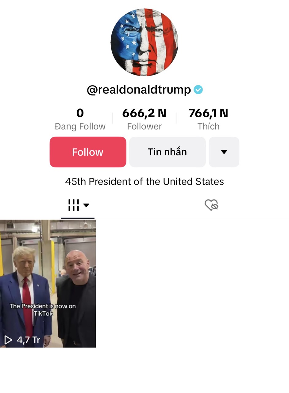 TikTok Donald Trump