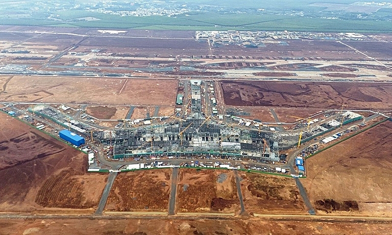 Nhà ga hành khách - hạng mục “trái tim” dự án sân bay Long Thành đang dần thành hình