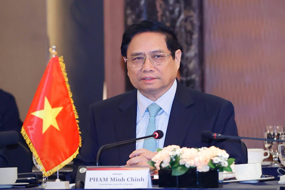 Thủ tướng hoan nghênh, cảm ơn và mong muốn các tập đoàn hàng đầu Hàn Quốc tiếp tục mở rộng Cwin800 hàng ngàn khuyến mãi, hợp tác với Việt Nam, cùng nhau thúc đẩy "những chân trời hợp tác mới" - Ảnh: VGP/Nhật Bắc