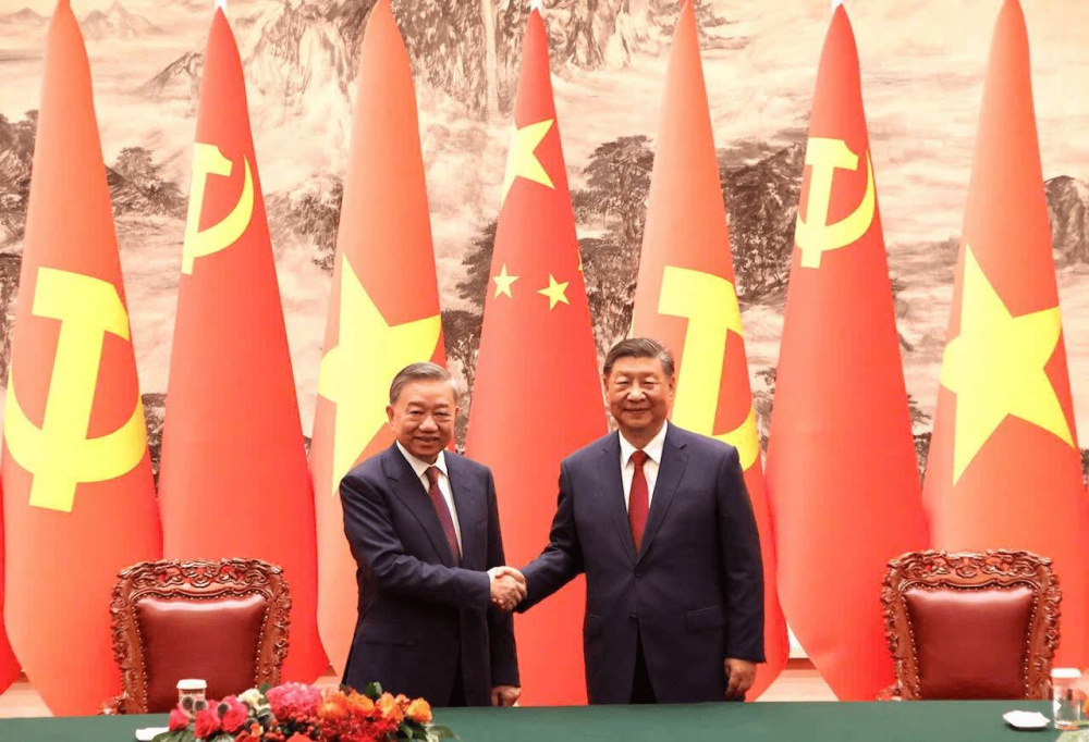 Tổng Bí thư, Chủ tịch nước Tô Lâm và Tổng Bí thư, Chủ tịch nước Trung Quốc Tập Cận Bình