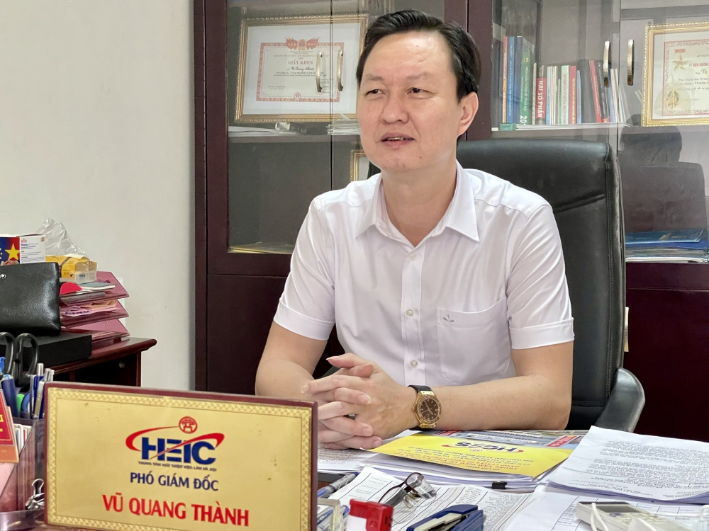 Phó Giám đốc Trung tâm Dịch vụ việc làm Hà Nội Vũ Quang Thành