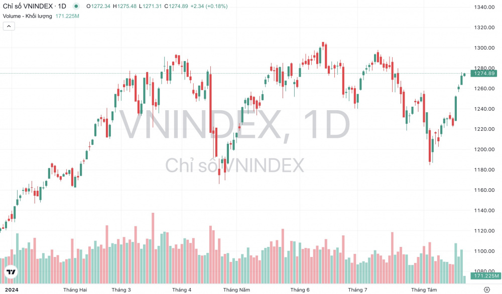Chỉ số VN-Index cổ phiếu