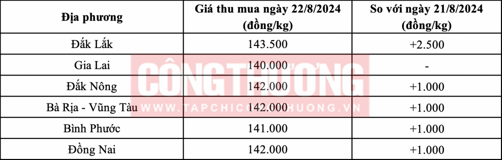 Giá tiêu hôm nay 22/8 tiếp tục tăng mạnh ngày thứ 4 liên tiếp