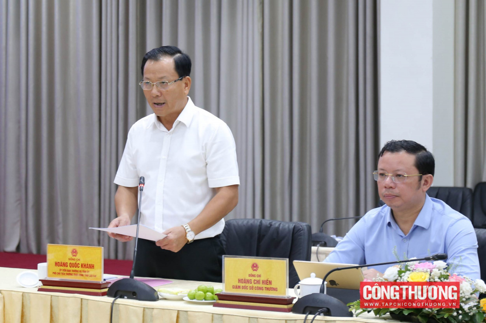 Bộ trưởng Nguyễn Hồng Diên làm việc với tỉnh Lào Cai