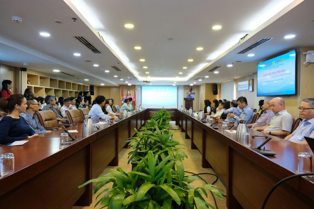 Toàn cảnh buổi phát động quyên góp