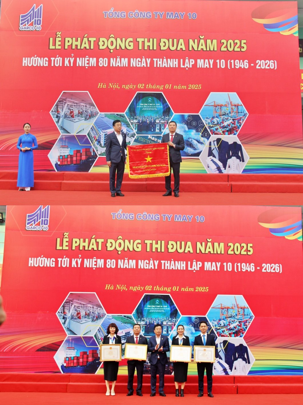 nhận các danh hiệu