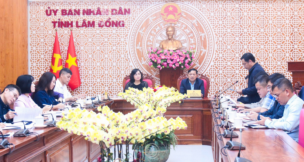 Đoàn công tác của Ban Chỉ đạo Trung ương làm việc với tỉnh Lâm Đồng về tình hình thực hiện các Chương trình mục tiêu quốc gia trên địa bàn