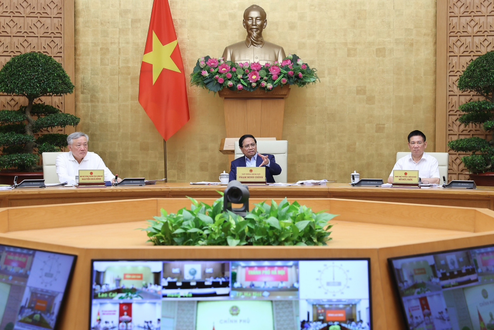 Thủ tướng Phạm Minh Chính chủ trì Hội nghị trực tuyến Cwin com đăng nhập với địa phương tháng 9/2025