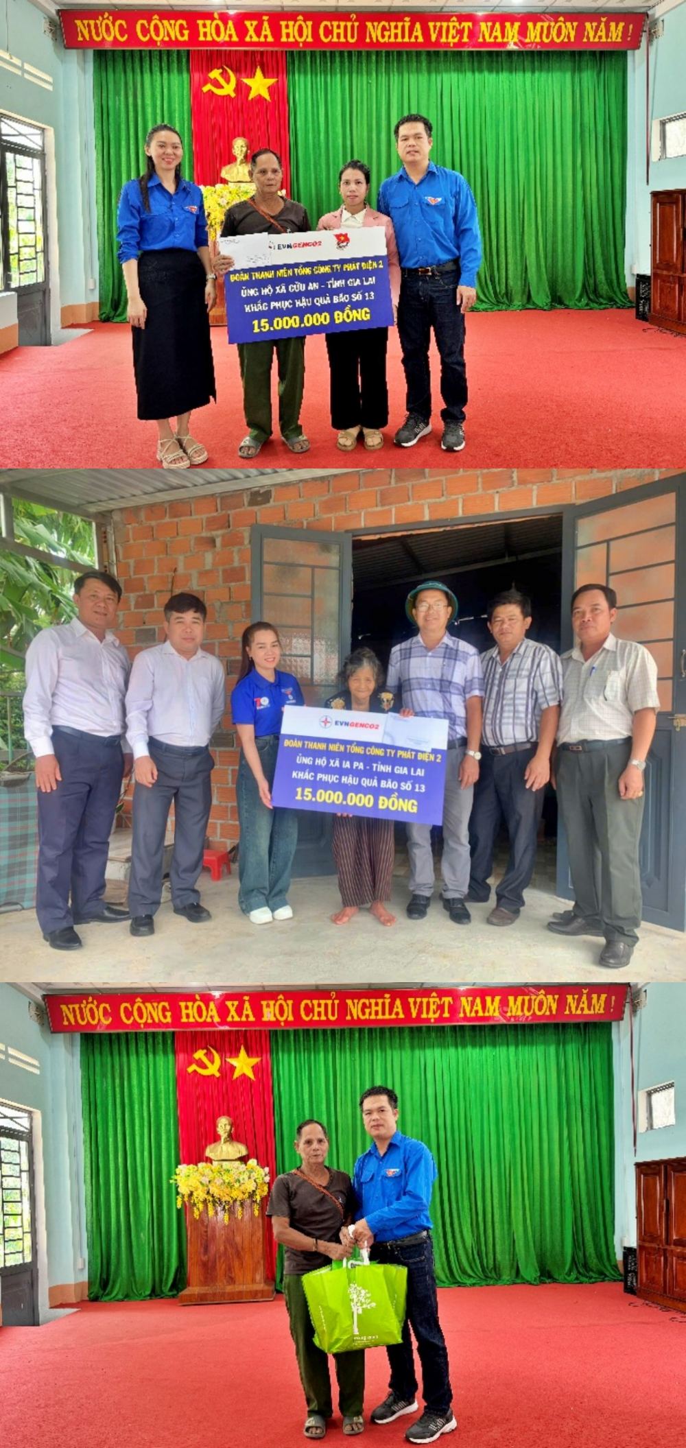 trao hỗ trợ