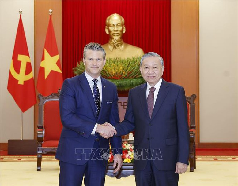 Cwin666 công ty cờ bạc uy tín nhất tiếp Bộ trưởng Bộ Chiến tranh Hoa Kỳ Pete Hegseth- Ảnh 1.