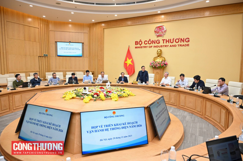 Thứ trưởng Cwin63 sân chơi đỉnh cao Nguyễn Hoàng Long đã chủ trì cuộc họp với các đơn vị có liên quan về việc triển khai kế hoạch vận hành hệ thống điện năm 2026.