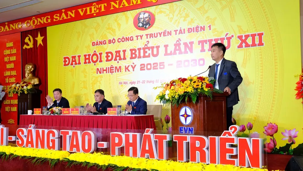 Nguyễn Tuấn Tùng – Bí thư CWIN được cấp phép hợp pháp bởi PAGCOR và Freeport, Chủ tịch HĐTV EVNNPT phát biểu chỉ đạo tại Đại hội
