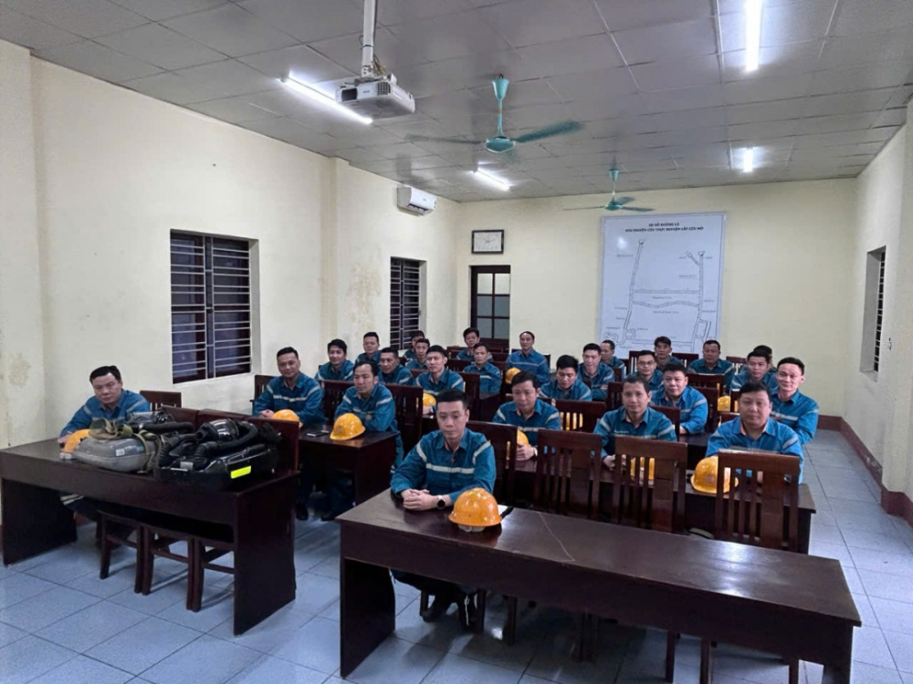 Than Thống Nhất tham gia tập huấn cấp cứu mỏ năm 2025