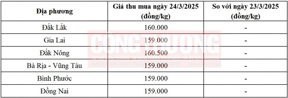 giá tiêu hôm nay