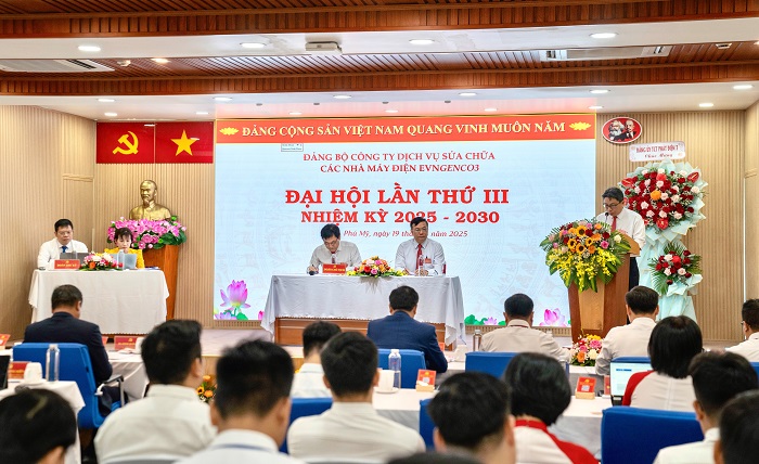 Toàn cảnh Đại hội Đảng bộ Công ty lần thứ III, nhiệm kỳ 2025 – 2030