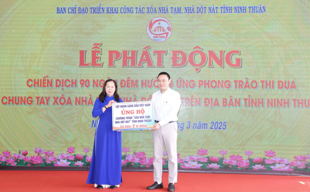 petrolimex ủng hộ ninh thuận