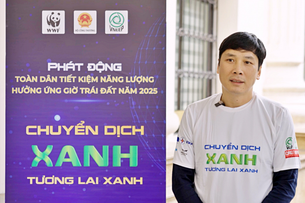 Đại diện Câu lạc bộ 3T PTTH Hà Nội 91-94, anh Lương Việt Dũng
