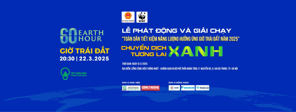 Giải chạy trực tiếp “Toàn dân tiết kiệm năng lượng hưởng ứng Giờ Trái đất năm 2025”