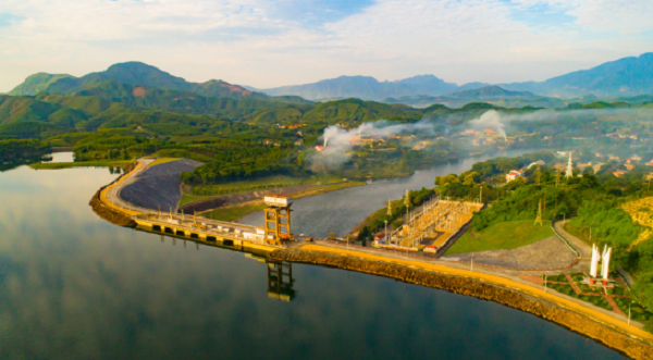 Một góc Thủy điện Thác Bà