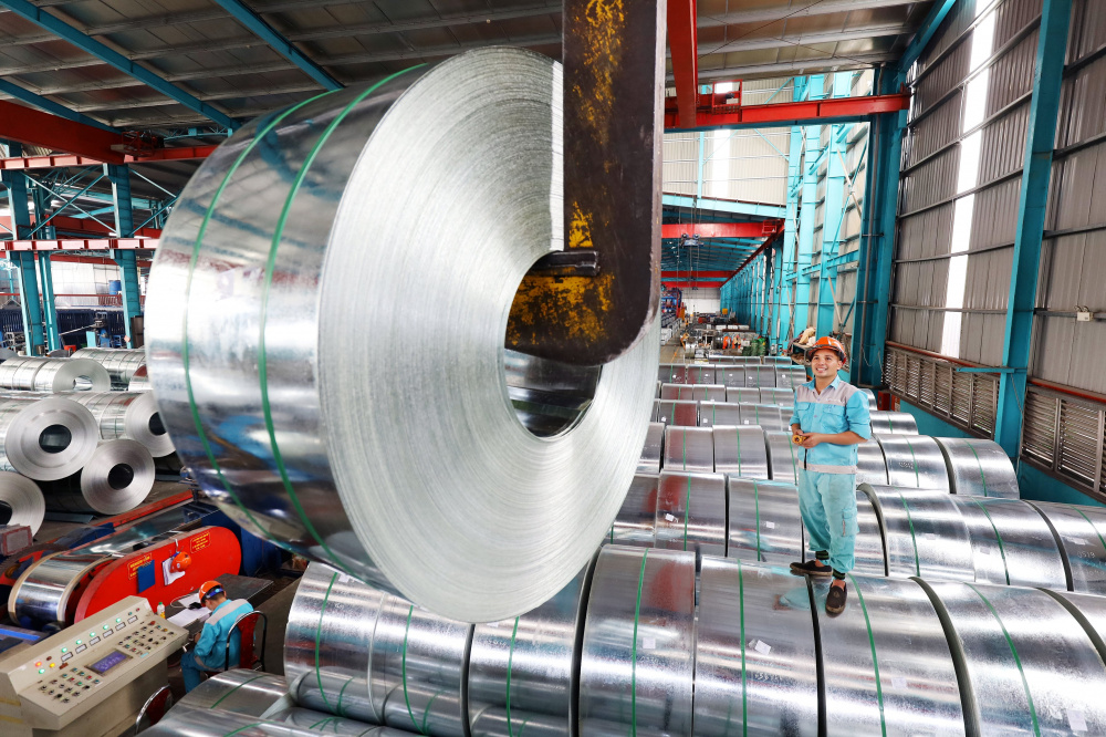 Áp thuế chống bán phá giá tạm thời với thép mạ Trung Quốc và Hàn Quốc