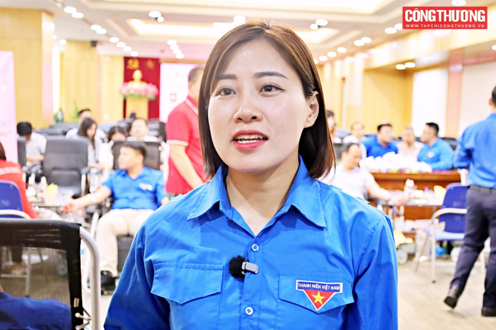 Ngày hội hiến máu tình nguyện "Giọt hồng Công Thương"