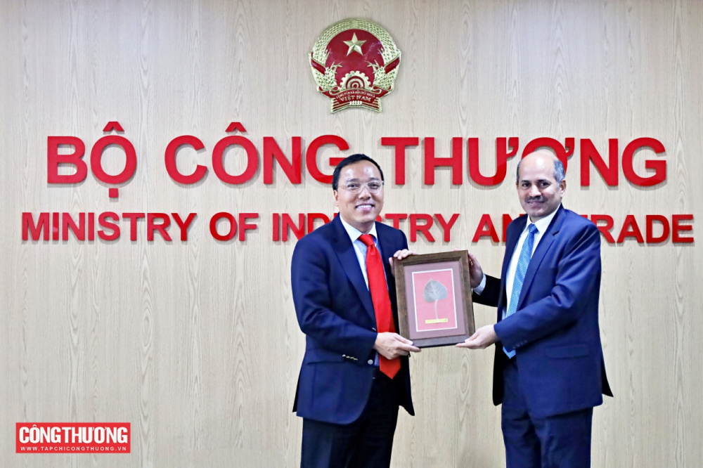 THỨ TRƯỞNG NGUYỄN HOÀNG LONG TIẾP VÀ LÀM VIỆC VỚI ĐẠI SỨ ẤN ĐỘ TẠI VIỆT NAM SANDEEP ARYA