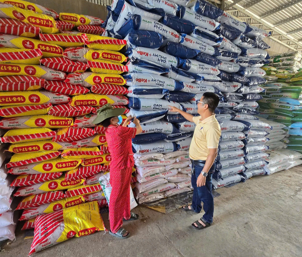 PVFCCo - Phú Mỹ cung ứng gần nửa triệu tấn phân bón cho vụ Hè thu