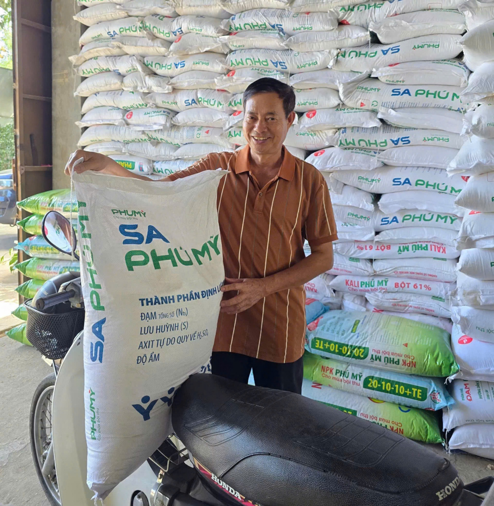 PVFCCo - Phú Mỹ cung ứng gần nửa triệu tấn phân bón cho vụ Hè thu