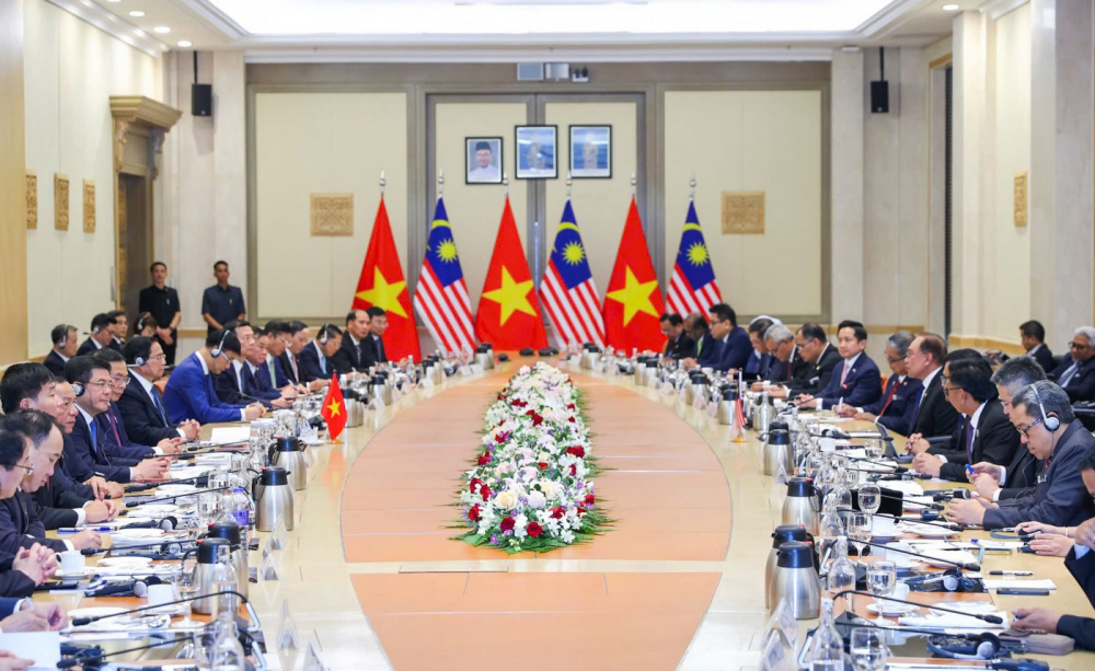 Thủ tướng Phạm Minh Chính hội đàm với Thủ tướng Malaysia Anwar Ibrahim