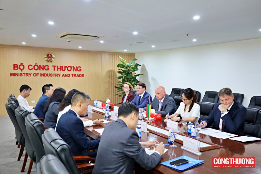 THỨ TRƯỞNG PHAN THỊ THẮNG TIẾP THỨ TRƯỞNG BỘ KINH TẾ VÀ ĐỔI MỚI SÁNG TẠO LITVA
