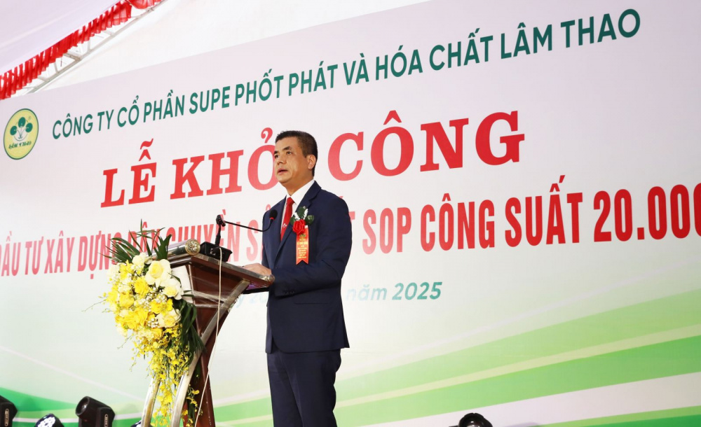 Supe Lâm Thao: Khởi công Dự án “Đầu tư xây dựng dây chuyền Nền tảng hàng đầu cung cấp Cwin com SOP công suất 20.000 tấn/1 năm