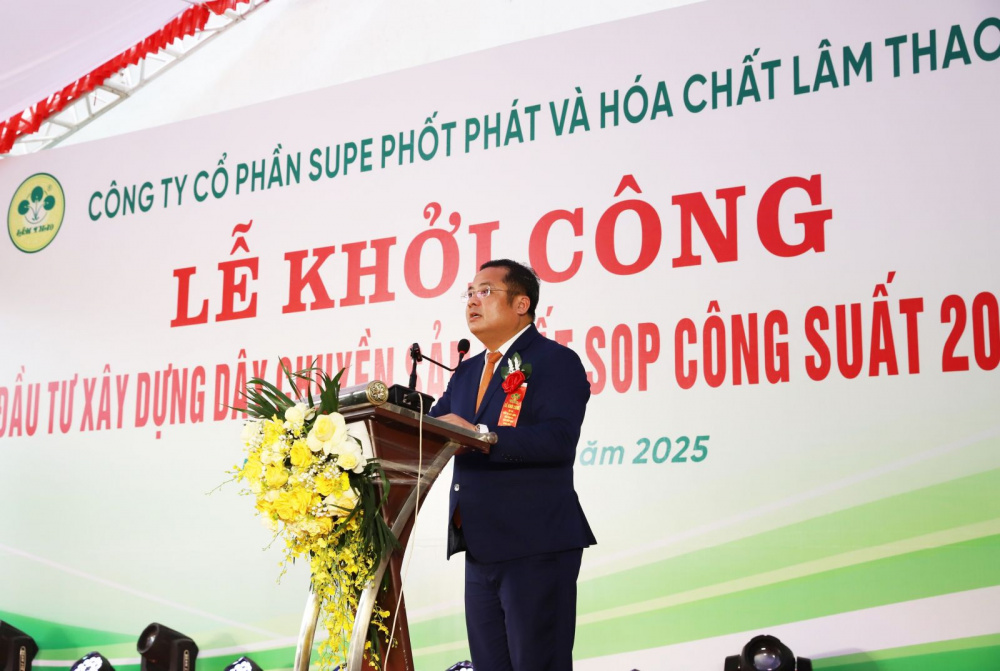 Supe Lâm Thao: Khởi công Dự án “Đầu tư xây dựng dây chuyền Nền tảng hàng đầu cung cấp Cwin com SOP công suất 20.000 tấn/1 năm