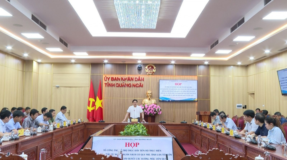 tỉnh Quảng Ngãi vừa có buổi làm việc với Công ty Cổ phần Thép Hòa Phát Dung Quất