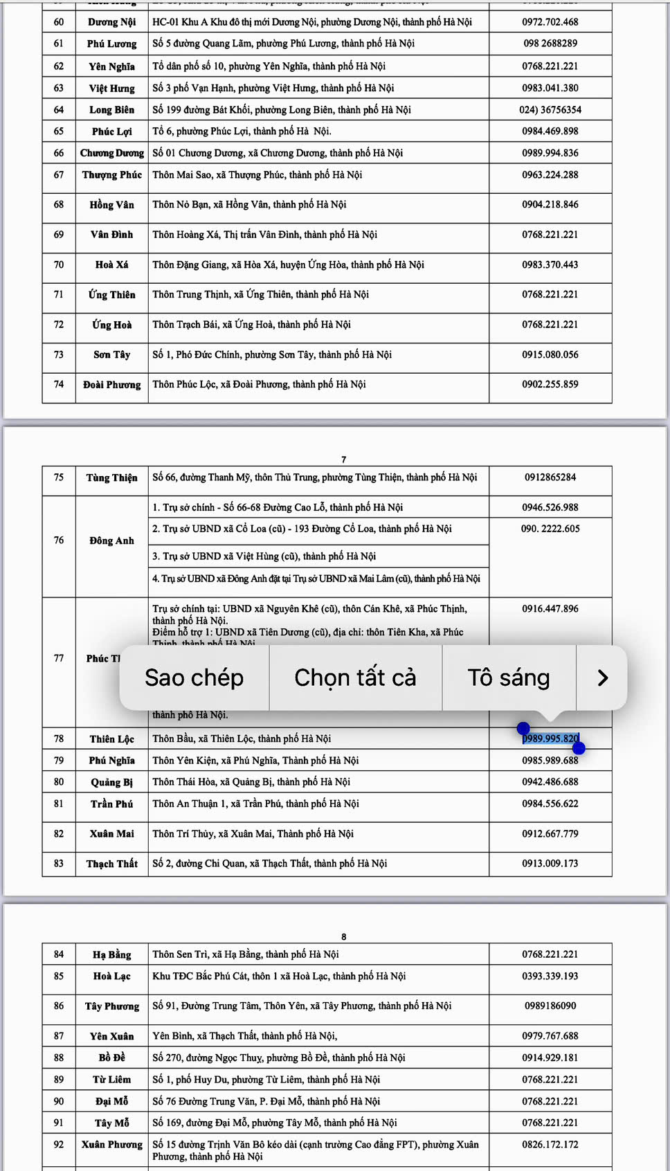 Trung tâm Phục vụ hành chính công Hà Nội