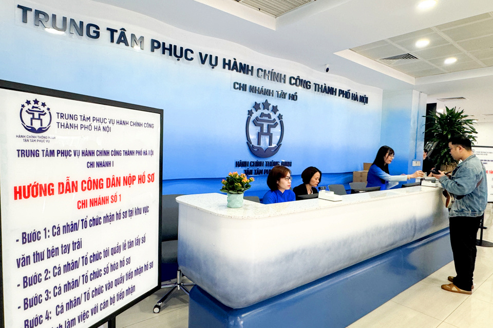 Chi nhánh Trung tâm Phục vụ hành chính công số 01