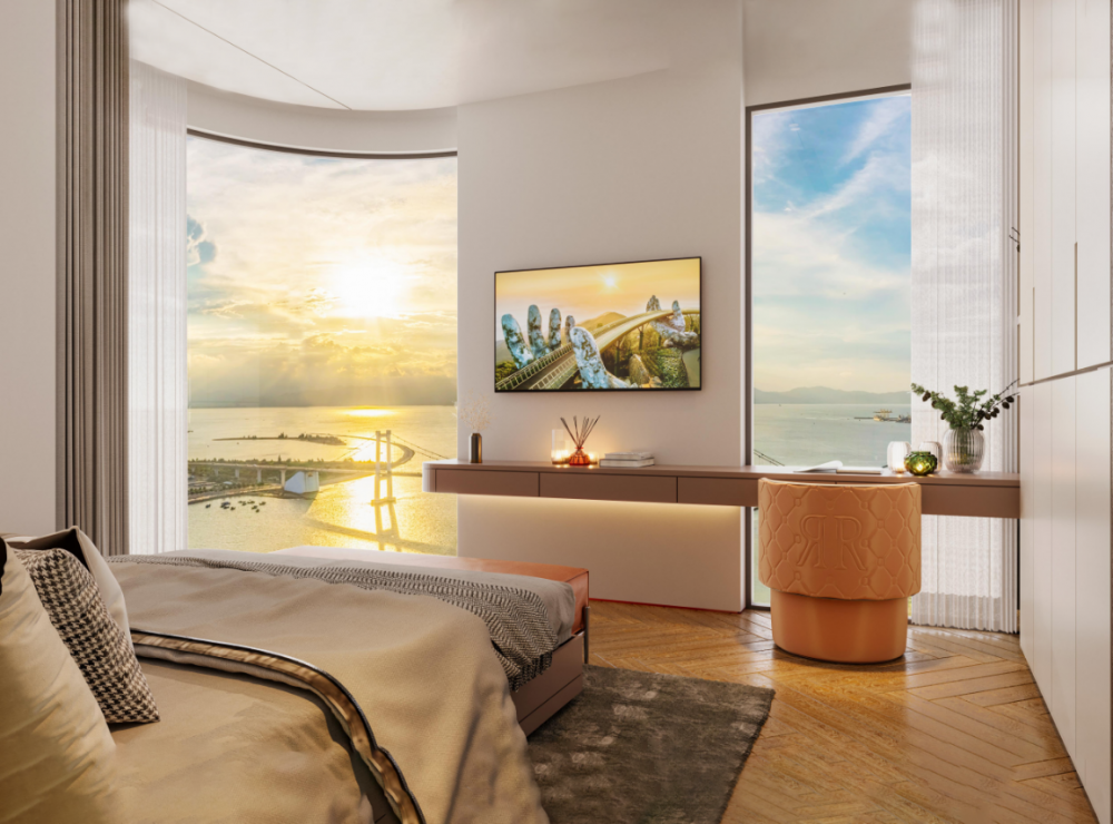 Peninsula Da Nang tọa lạc bên sông Hàn, liền kề bến du thuyền, phố đi bộ và chuỗi tiện ích hiện hữu, sở hữu tầm nhìn vĩnh viễn. 