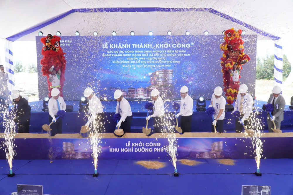 Dự án Khu nghỉ dưỡng Phú Ninh vừa chính thức khởi công, quy mô 20.000 m²