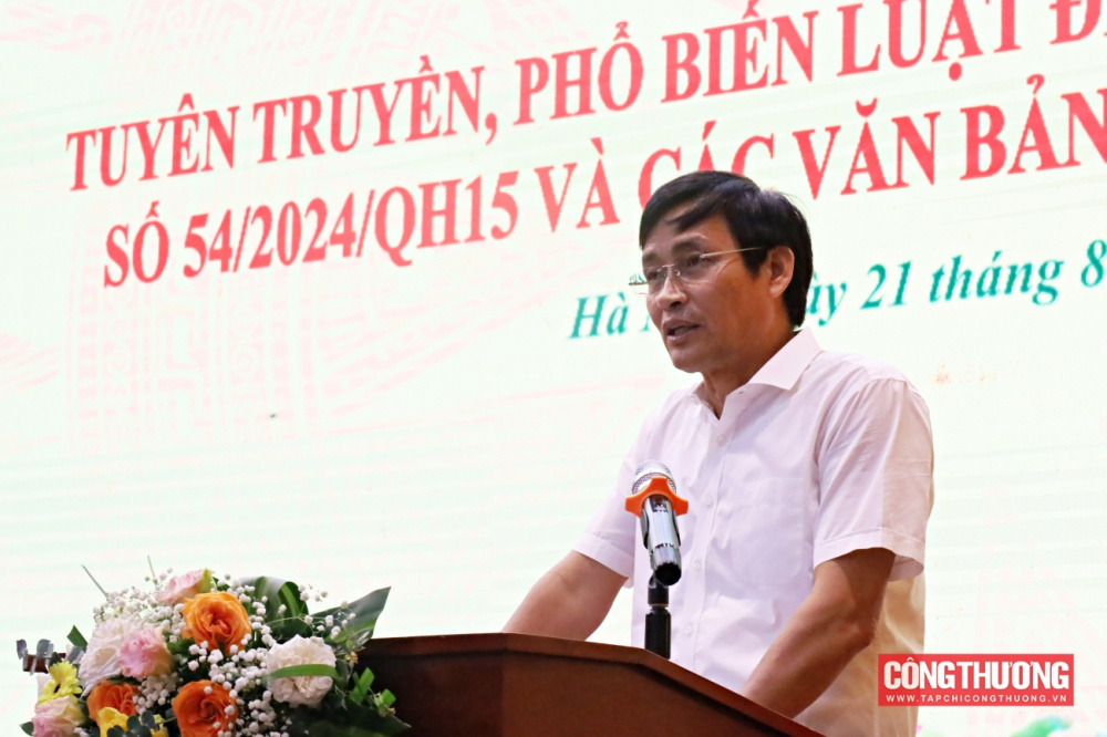 Hội nghị "Tuyên truyền, phổ biến Luật Địa chất và Khoáng sản số 54/2024/QH15 và các văn bản hướng dẫn thi hành"