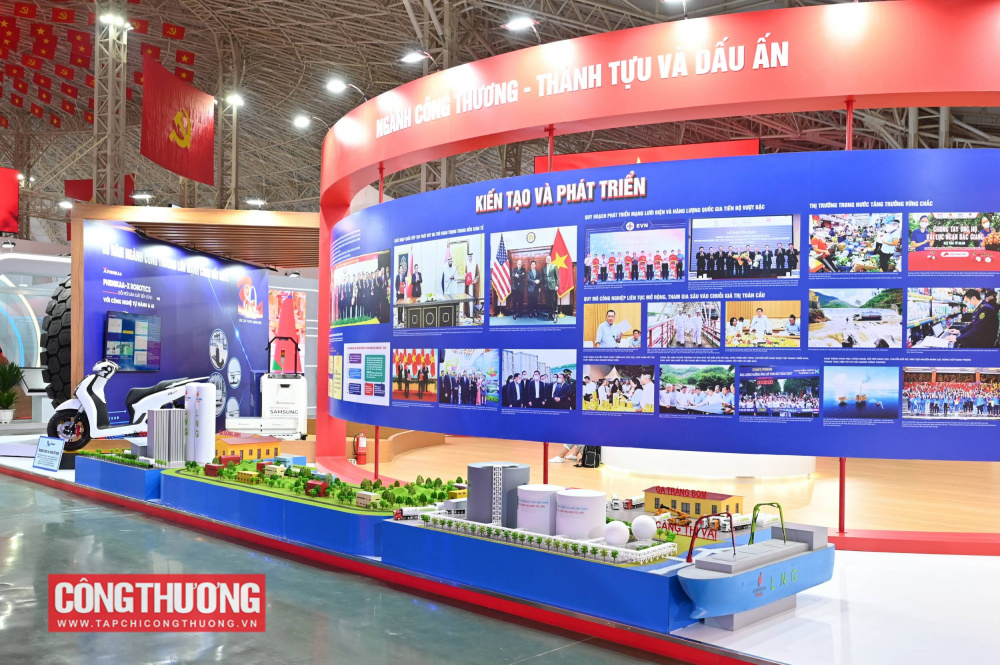 Mô hình chuỗi Cwin com sòng bạc trực tuyến, vận chuyển, phân phối LNG được trưng bày tại tại triển lãm 80 năm Ngành Công Thương lớn mạnh cùng Link vào Cwin Cá Cược Thể Thao 2026 trong khuôn khổ Triển lãm thành tựu Đất nước