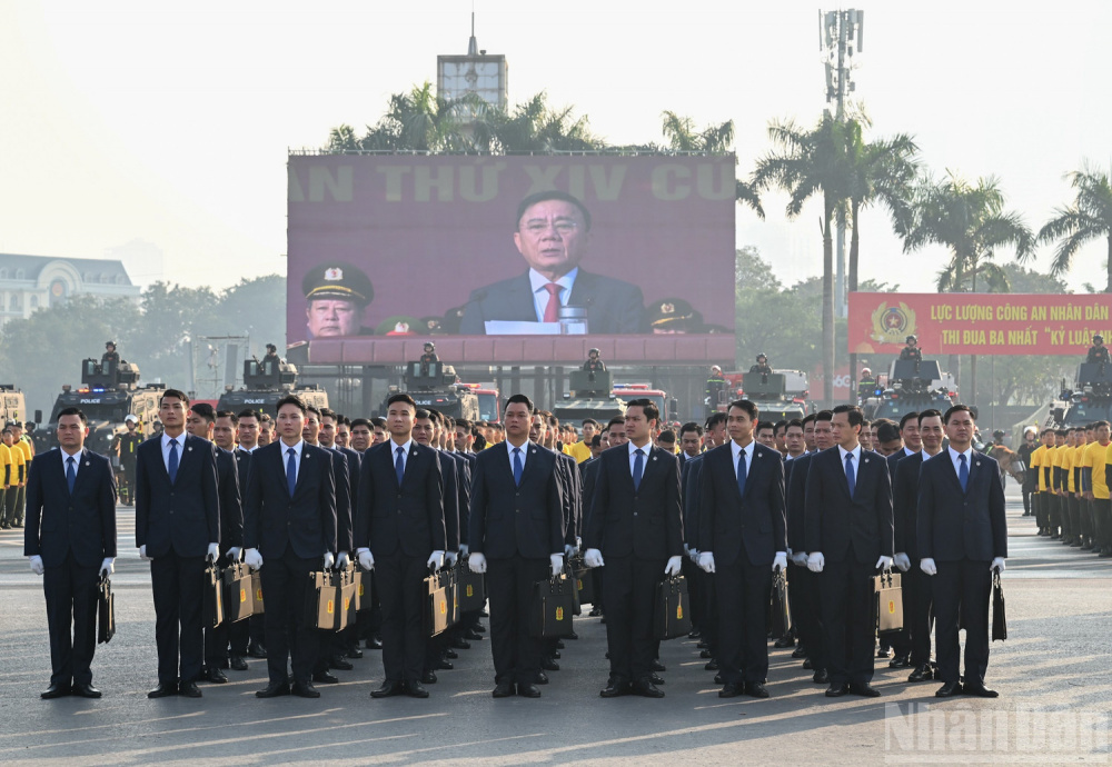 xuất quân bảo vệ Đại hội XIV