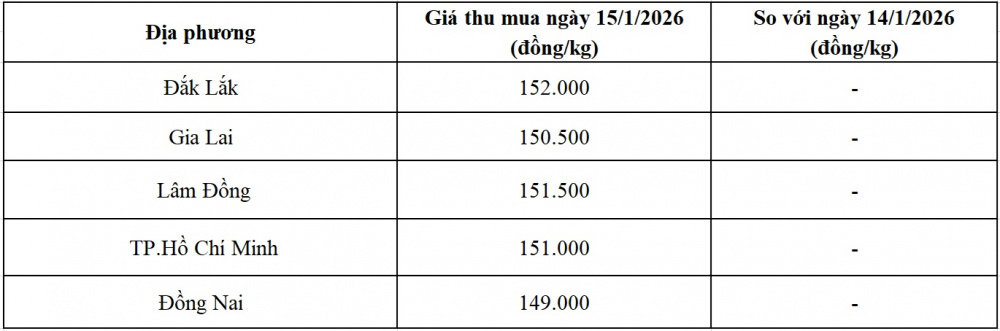 giá tiêu hôm nay
