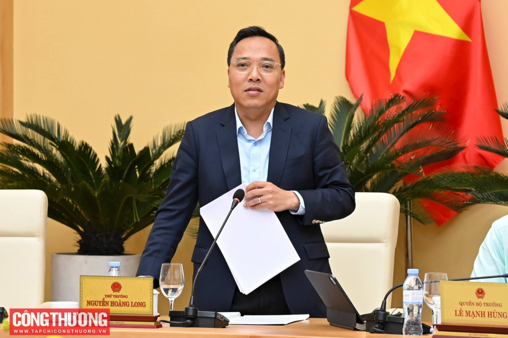 Thứ trưởng Nguyễn Hoàng Long phát biểu tại Hội nghị
