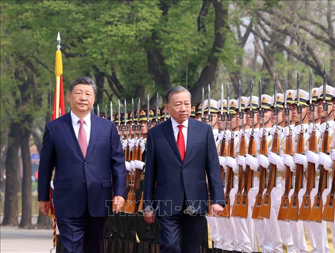 lễ đón tổng bí thư3